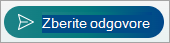 Izberite »Zberi odgovore«