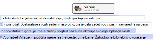 Strani kopilota identificirajo avtorja in kopilotov časovni žig
