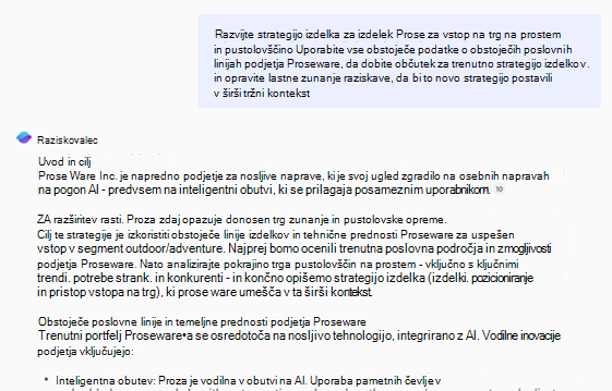 Poročilo raziskovalca