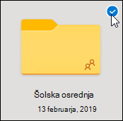 Izbor modrega krogca