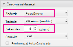 Display bullet points automatically by setting timing to After previous and specifying a delay
