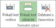 Display as Callout button in Project