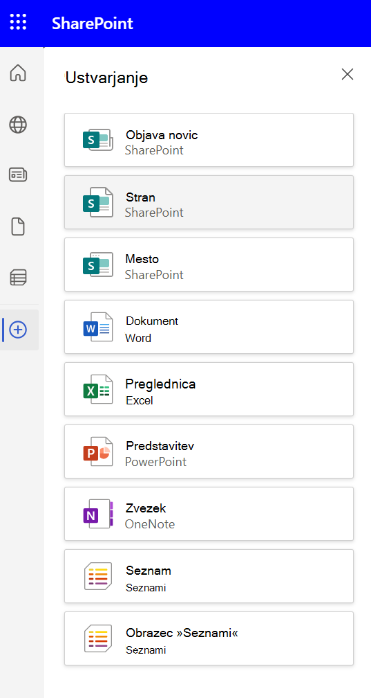 Add a page from app bar