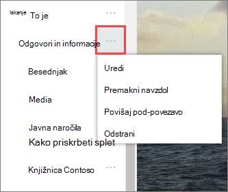 Slika izbranih treh pik