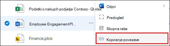 Posnetek zaslona mape »V skupni rabi z vsemi«