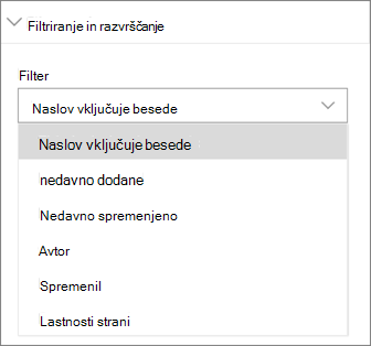 Filtriranje in razvrščanje novic
