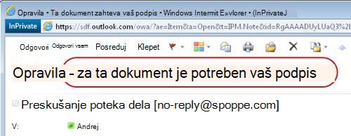Določanje besedila v obvestilu o opravilu