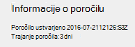Splošne informacije o poročilu o brezžičnem omrežju