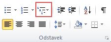 Gumb »Večravenski seznam«