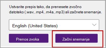 Začni zapis
