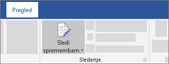 Sledenje spremembam