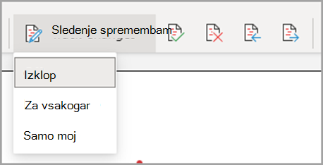 Spremembe skladb se spustijo Off, For Everyone, Just Mine
