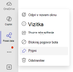 Pripni aplikacijo Poteki dela
