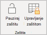 Pauziranje zaštite lista