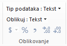 Tip podataka na traci