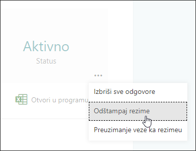 Print summary option in Microsoft Forms