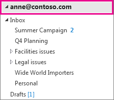 Outlook account