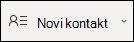 Kreiranje novog kontakta