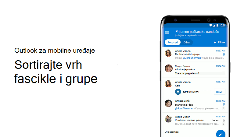 Sličica za video o omiljenim fasciklama i grupama
