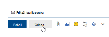 Snimak ekrana dugmeta 