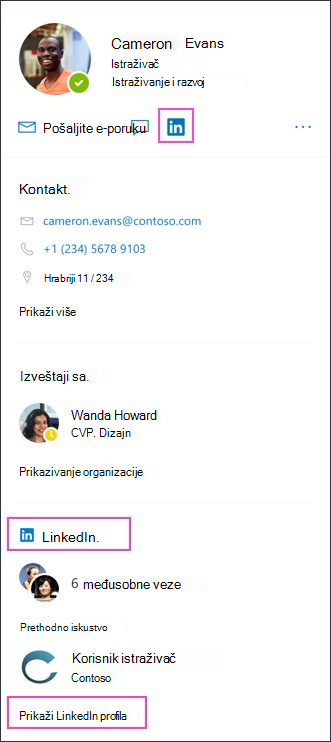 Kartica profila