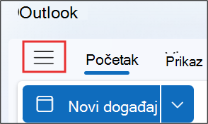 Snimak ekrana prikazuje šta da radite ako ne vidite opciju 