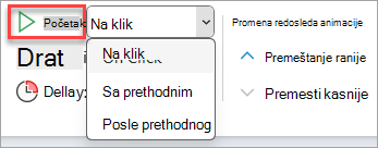 Birač padajućeg menija 
