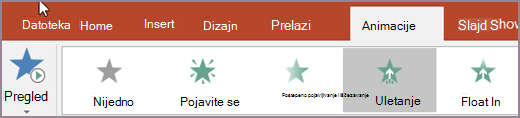 Izbor animacije