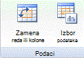 Slika glavne trake programa Excel