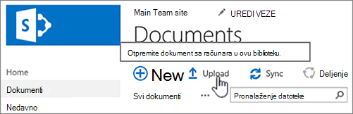 Upload document