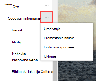 Slika izabranih tri tačke