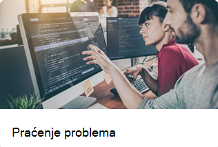 Slika pločice za listu praćenja problema
