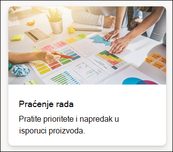 snimak ekrana izbora predloška liste work tracker