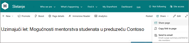 Snimak ekrana dugmeta 