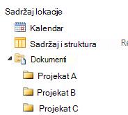 Prikaz stabla na lokaciji