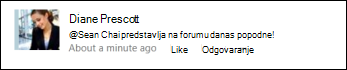 Objavljena poruka feeda za vesti