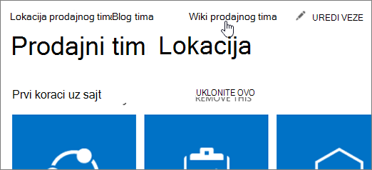 Najvažnije veze sa jednom izabranom.