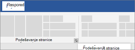 Podešavanje stranice