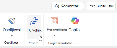 Word menu