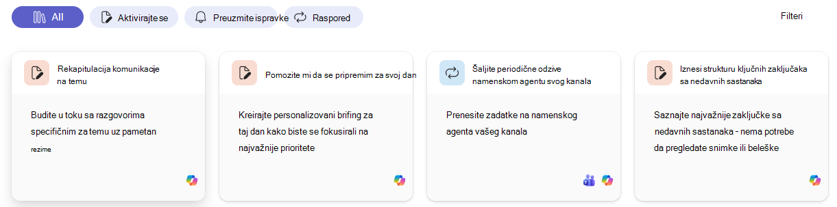 Odaberite Copilot predložak