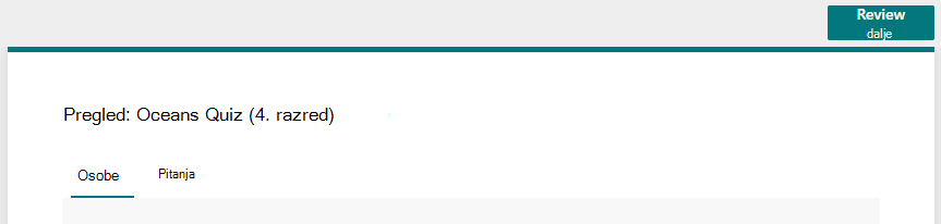 Snimak ekrana dugmeta 