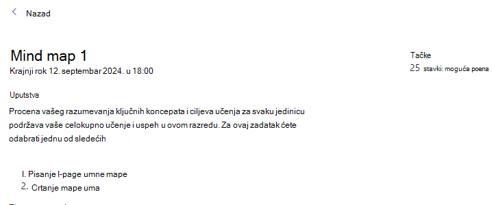 Snimak ekrana rada.