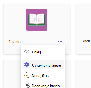 Upravljanje timom