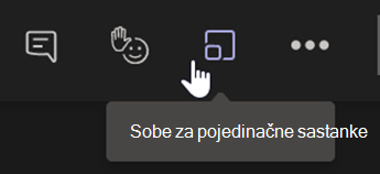 Snimak ekrana koji prikazuje dugme 