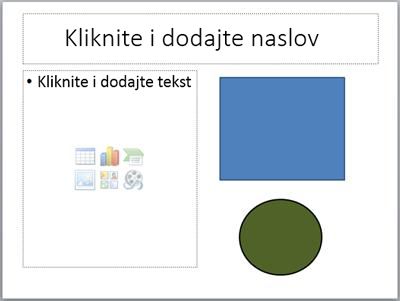 Slajd sa dva čuvara mesta i dva odvojena objekta