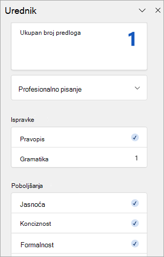 Snimak ekrana okna 