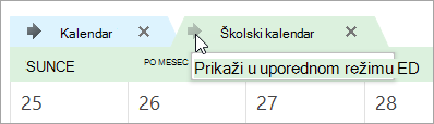 Kliknite na strelicu 