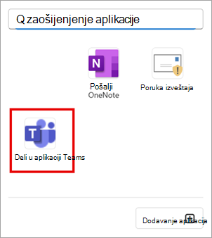Izaberite stavku 
