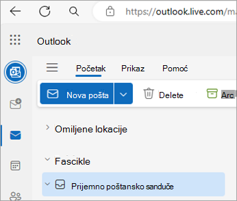Screenshot showing Outlook.com home page