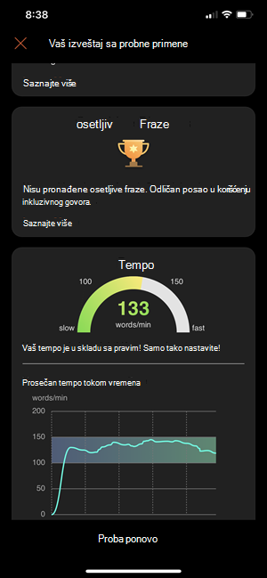 Prikaz izveštaja trenera za izlagače